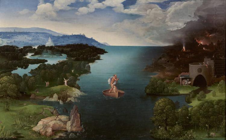 Landscape with Charon's Bark (mk08), PATENIER, Joachim
